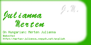 julianna merten business card